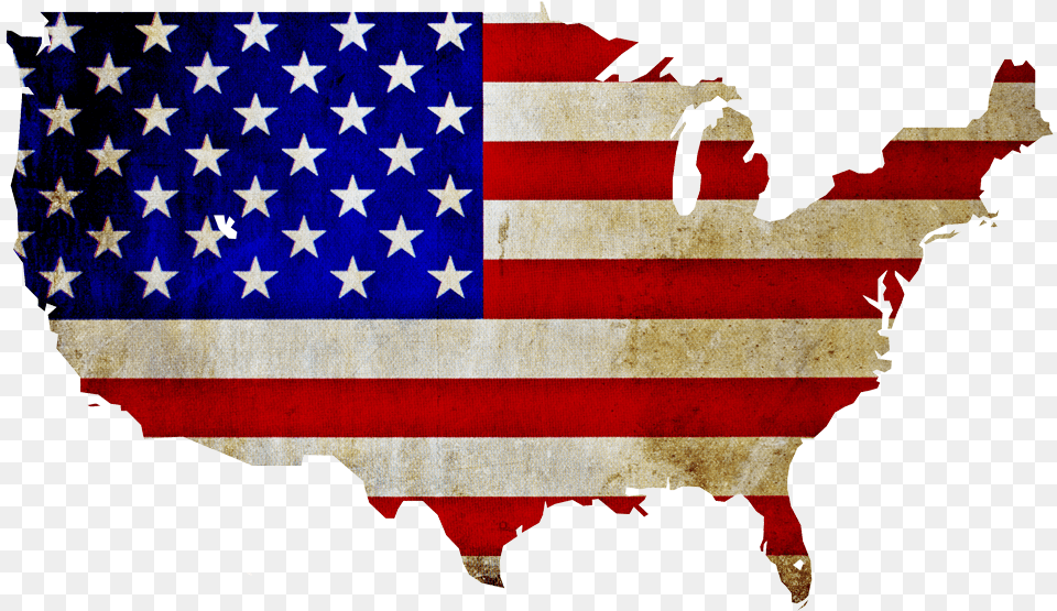 American Flag On America, American Flag, Adult, Female, Person Free Png
