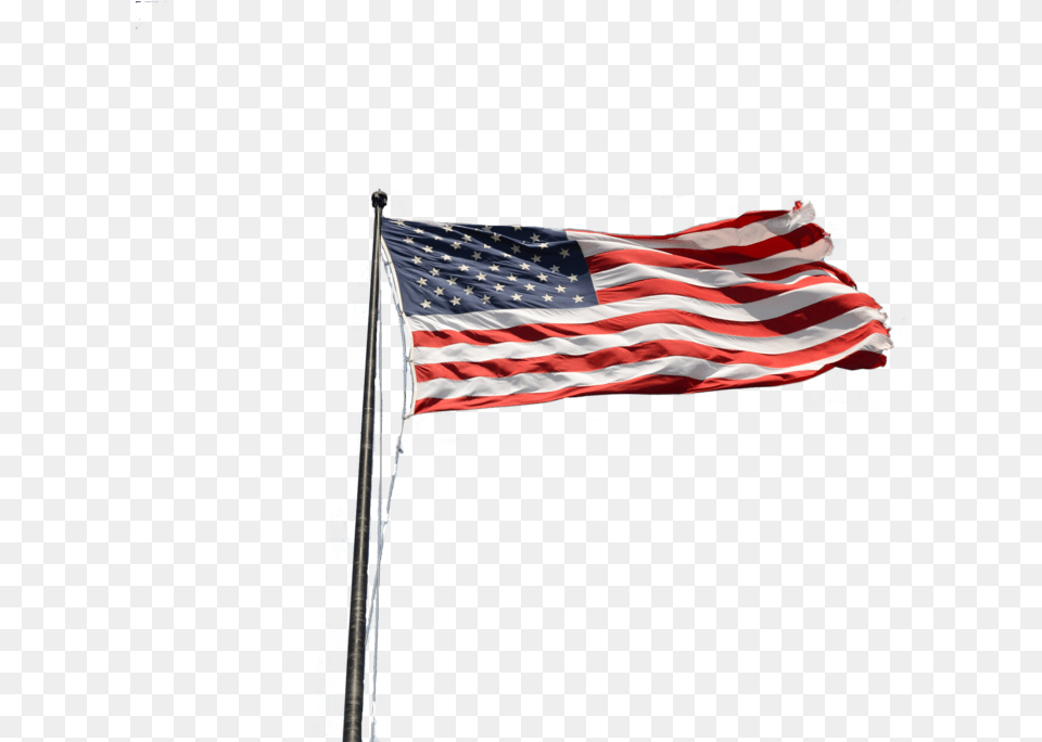 American Flag On Pole Picture Black And White Download American Flag Pole, American Flag Free Transparent Png