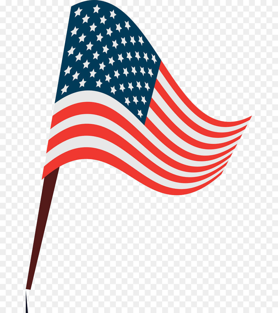 American Flag On Pole Usa Flag Wave, American Flag Png