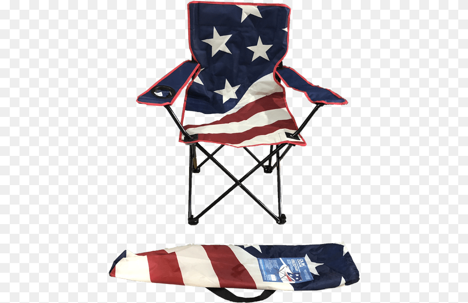 American Flag Pattern Camping Outdoor Folding Beach Folding Chair, American Flag Free Transparent Png