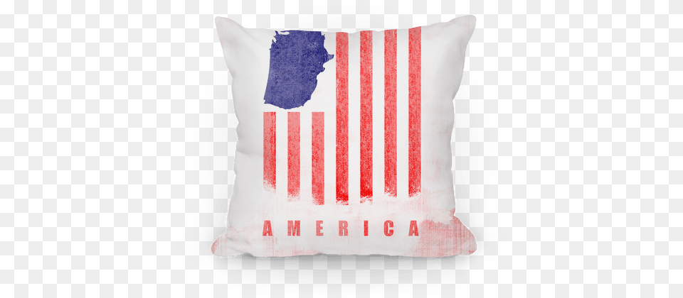 American Flag Pillow Pillow, Cushion, Home Decor Png