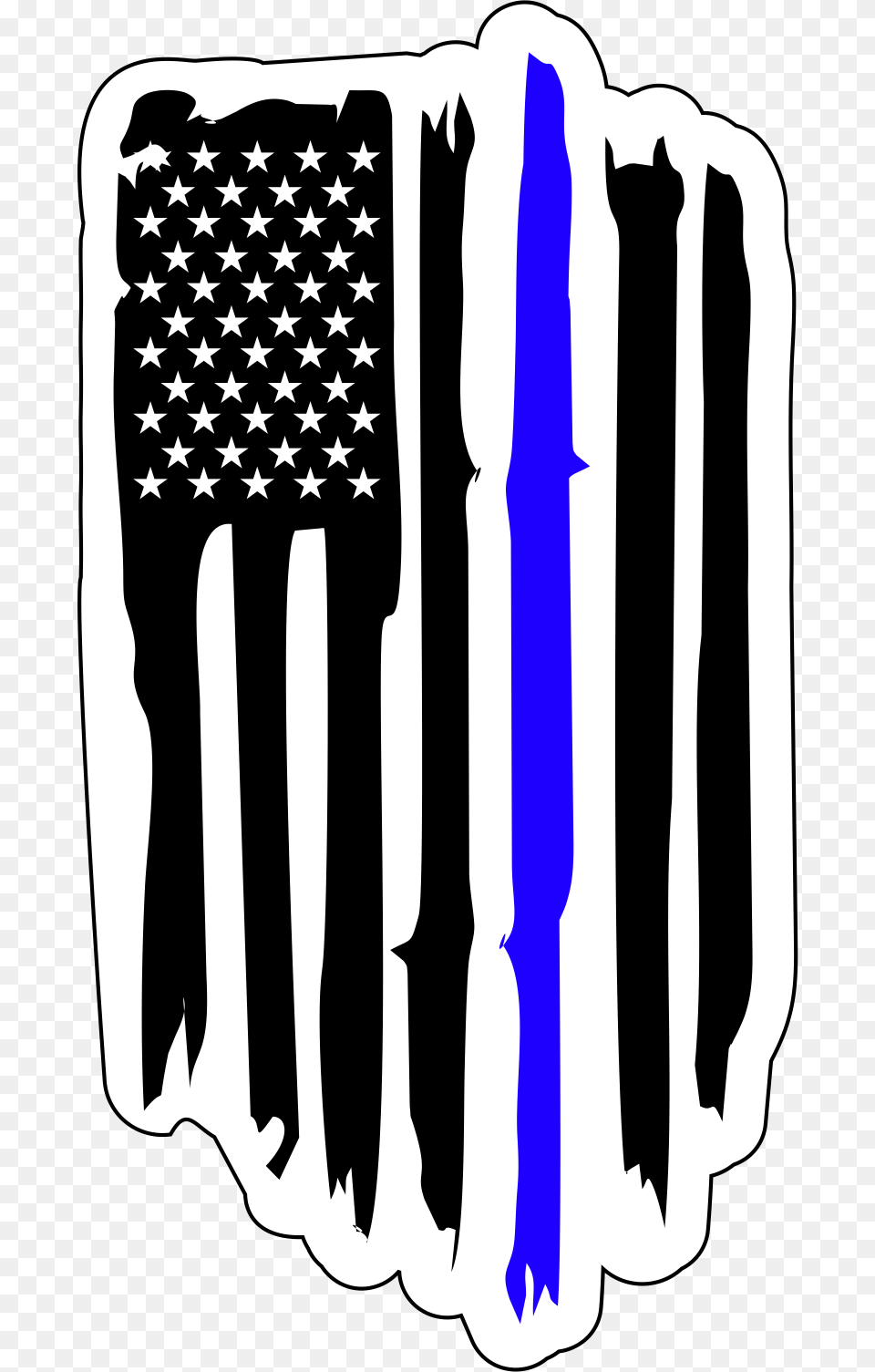 American Flag Police Badge Police Flag Clip Art, Accessories, Formal Wear, Stencil, Tie Free Png Download