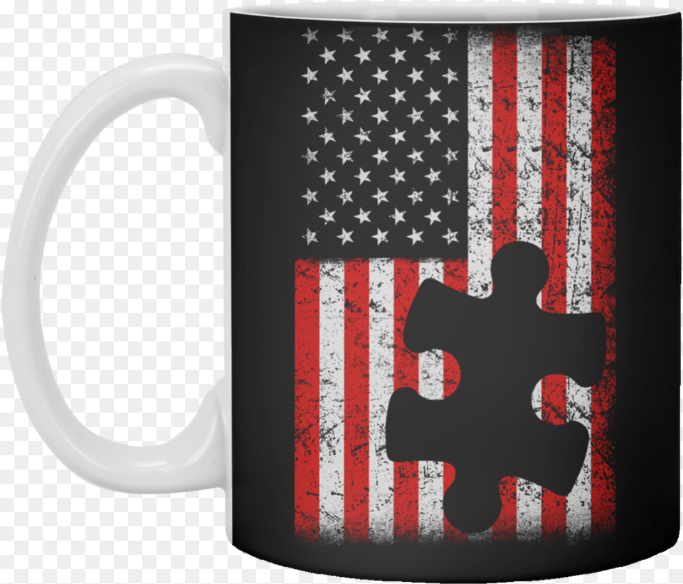 American Flag Puzzle Piece Coffee Mug Patriot Day September 11 2019, Person, Cup, Beverage, Coffee Cup Free Transparent Png