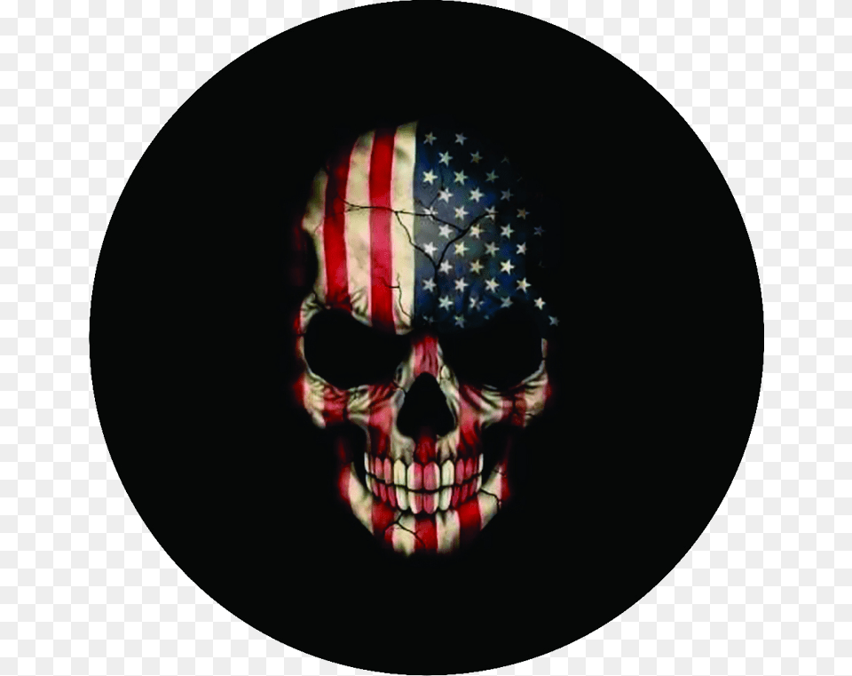 American Flag Skull Gray American Flag Skull, Photography, Baby, Person Png Image