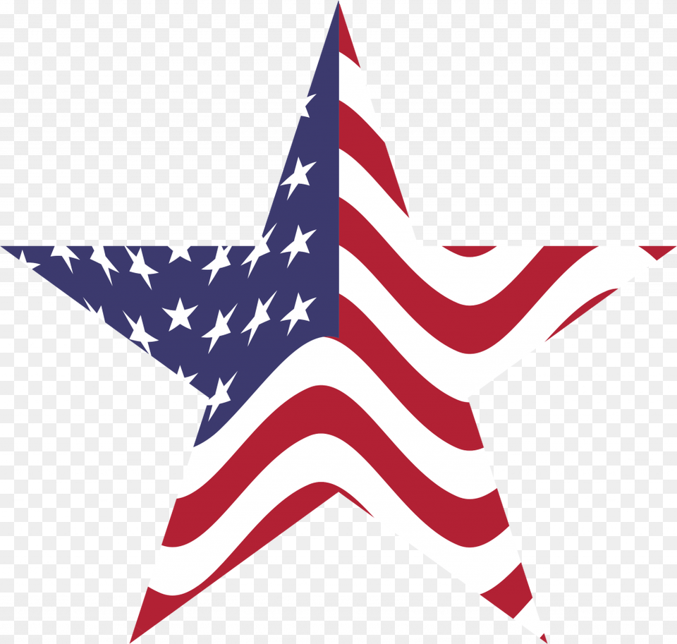 American Flag Star Background, American Flag, Star Symbol, Symbol Png Image