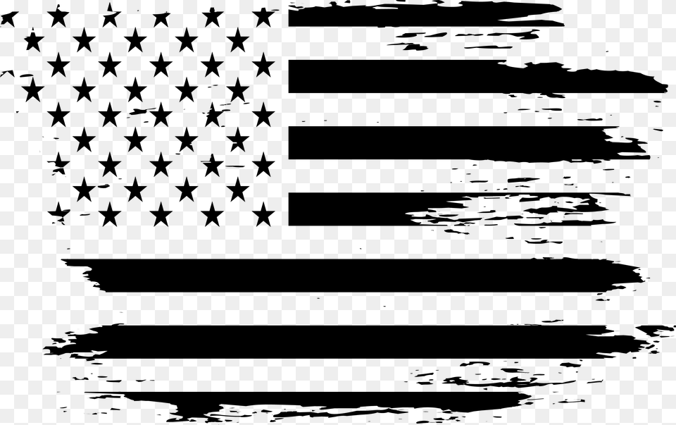 American Flag Star Template Printable, Gray Free Png