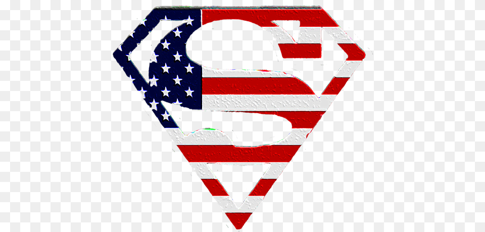 American Flag Superman Logo, Emblem, Symbol Png