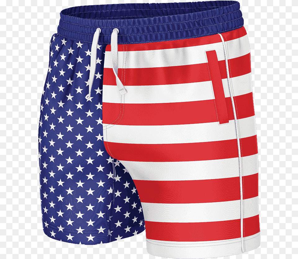 American Flag Swim Trunks Shorts, Clothing, Swimming Trunks Png Image