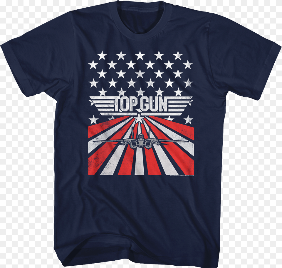 American Flag Top Gun T Shirt Top Gun T Shirts, Clothing, T-shirt, Person Png