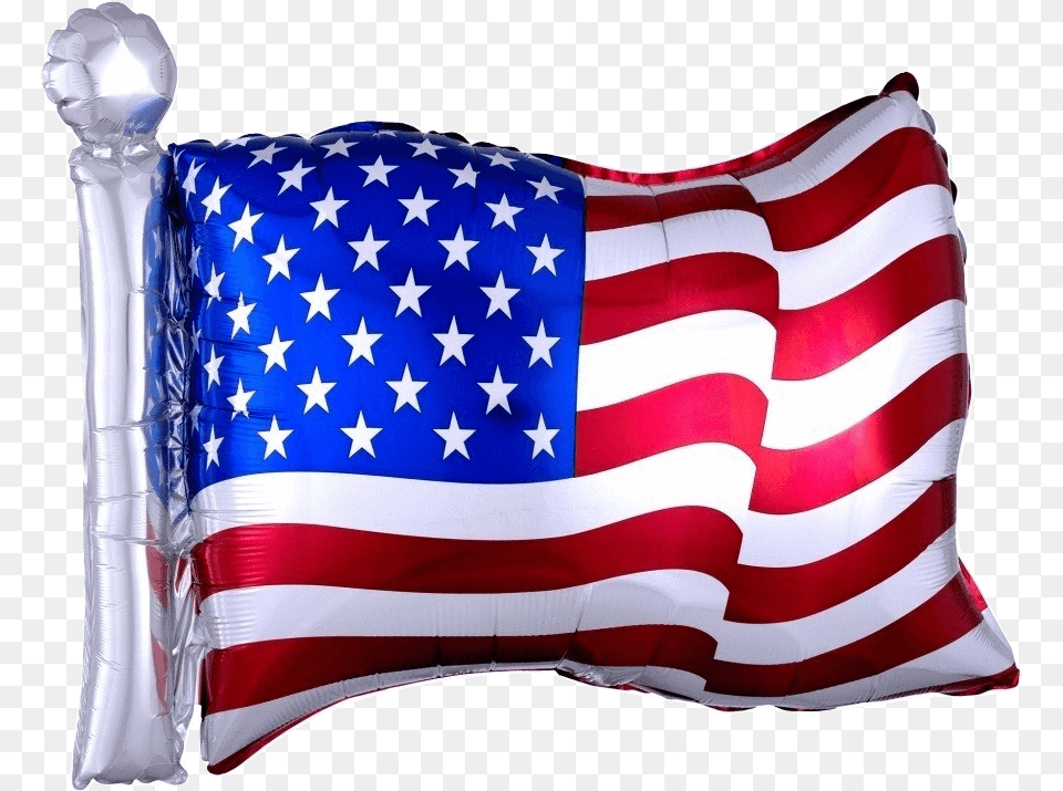 American Flag Usa America Balloon Graduation Cap And Usa Flag, American Flag Png Image
