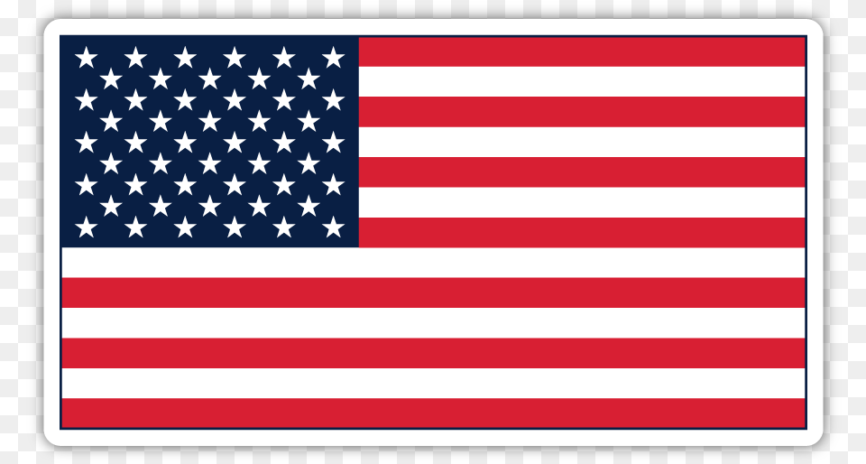 American Flag Vinyl Sticker Solberghunterdon Airport, American Flag Free Png Download