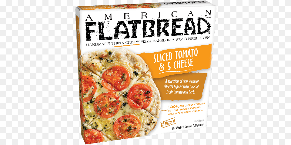 American Flatbread Sliced Tomato And Five Cheese Pizza American Flatbread Frozen Pizza, Advertisement, Poster, Food, Bread Free Png Download