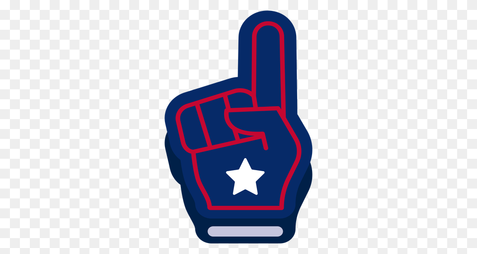 American Foam Finger Design Element, Clothing, Glove, Body Part, Hand Free Png