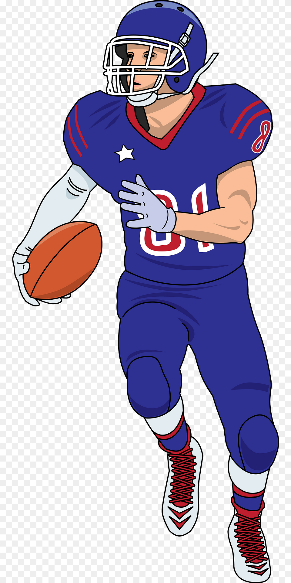 American Football Clipart, Helmet, American Football, Playing American Football, Person Png Image
