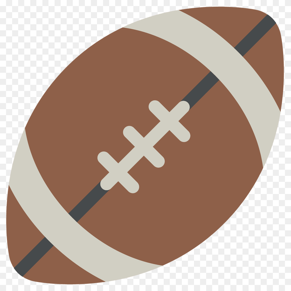 American Football Emoji Clipart, Rugby, Sport Png Image