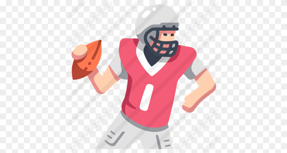 American Football Sports And Competition Icons Clip Art, Helmet, American Football, Person, Playing American Football Free Png
