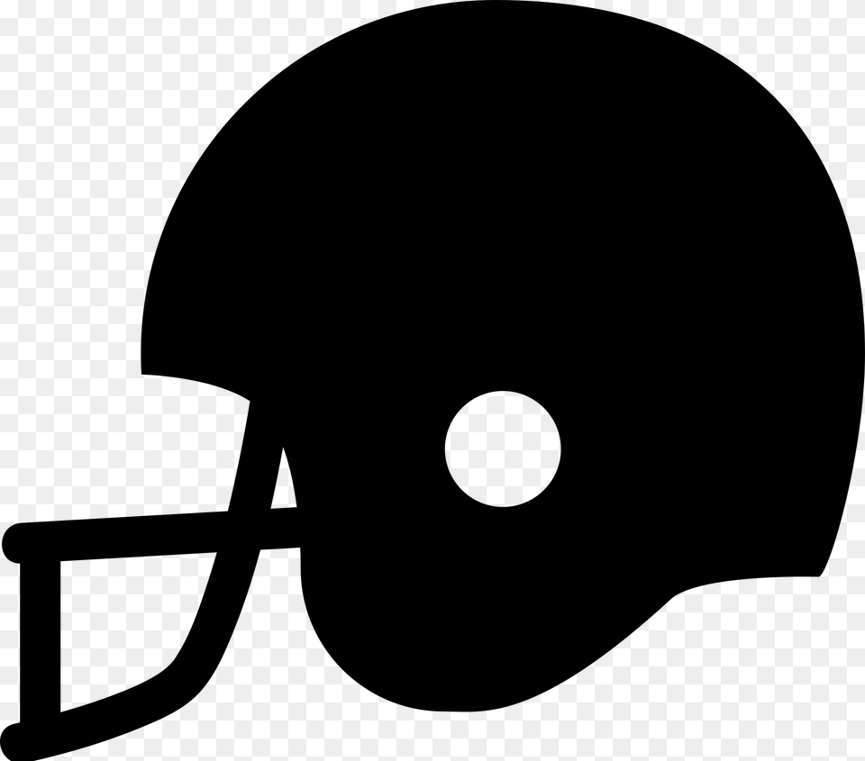 American Football Helmets Nfl Clip Art American Football Helmet Icon, Gray Free Png Download