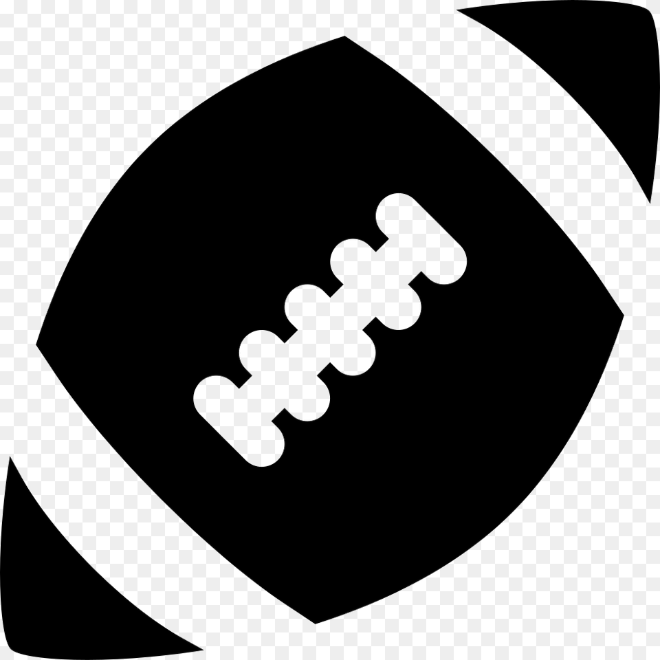 American Football Icon, Stencil, Disk, Rugby, Sport Png Image