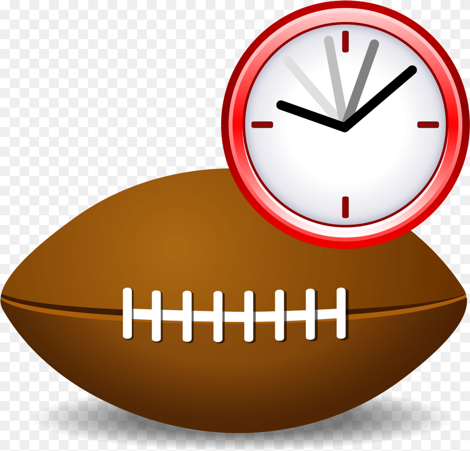 American Football Icon Clipart Full Size Clipart Clip Art, Analog Clock, Clock Free Png Download