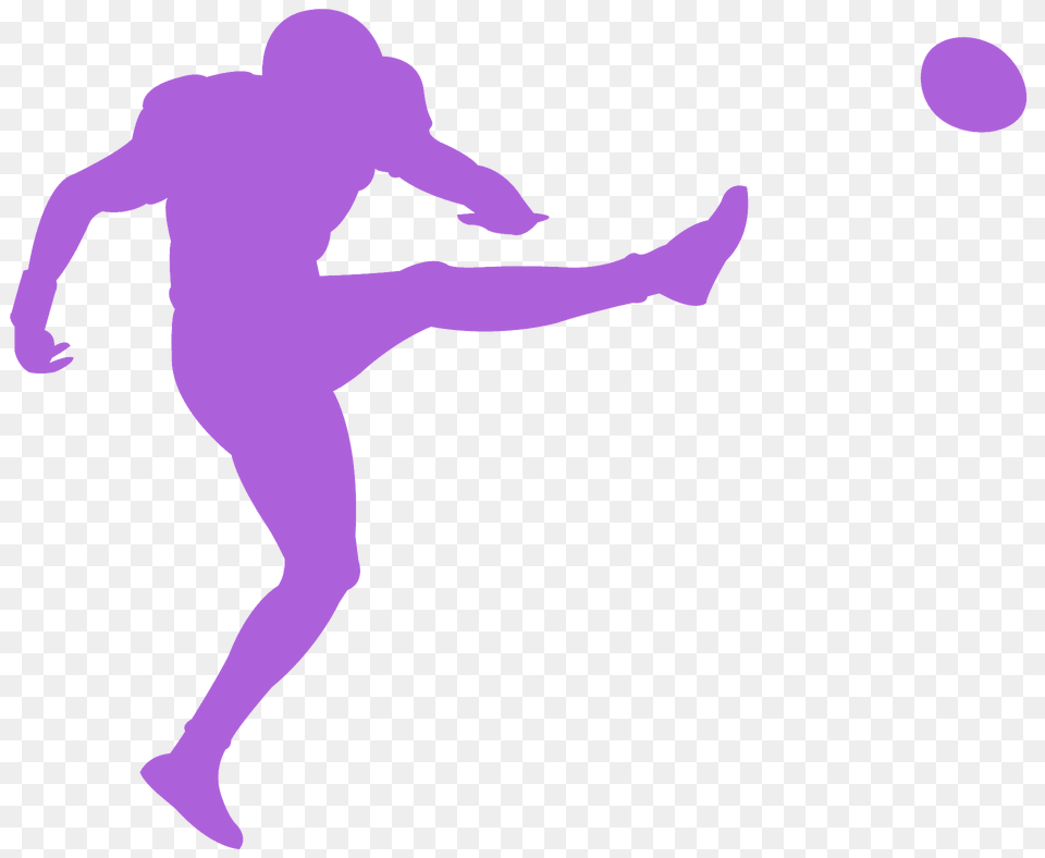 American Football Kicking Silhouette, Dancing, Leisure Activities, Person, Ballerina Free Png