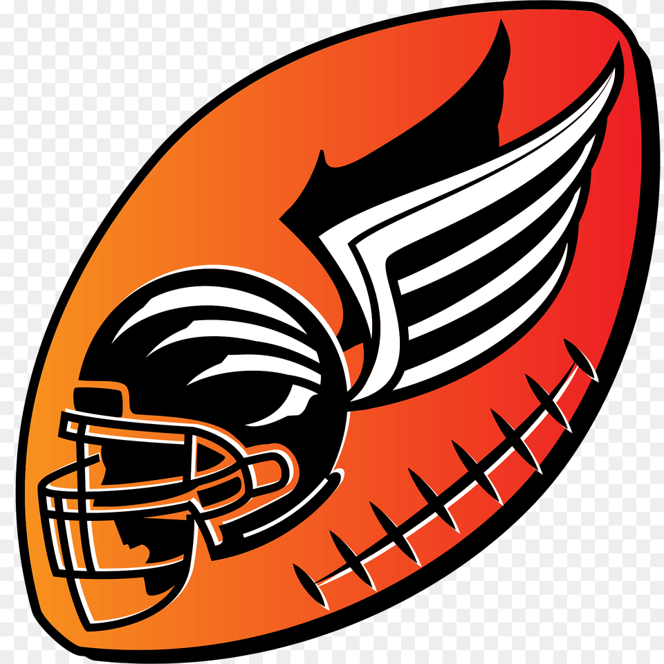 American Football Logo Clipart, Helmet, American Football, Person, Playing American Football Free Png