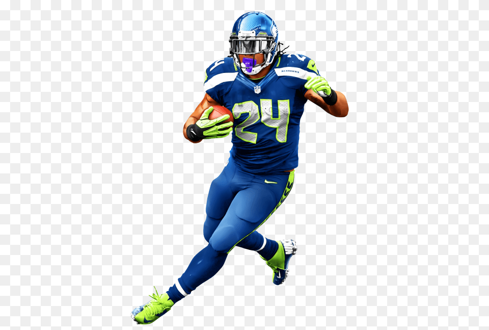 American Football Player, American Football, Helmet, Person, Playing American Football Free Png Download