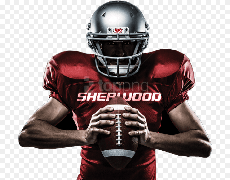 American Football Player, Helmet, Playing American Football, Person, Sport Free Transparent Png