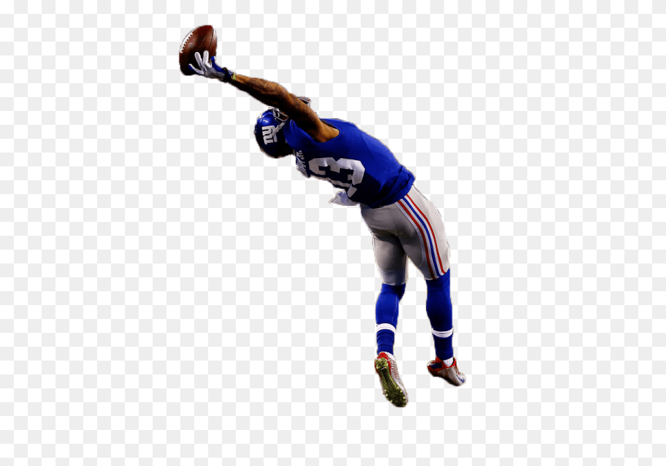 American Football Player Catching A Ball, Helmet, American Football, Playing American Football, Person Png Image