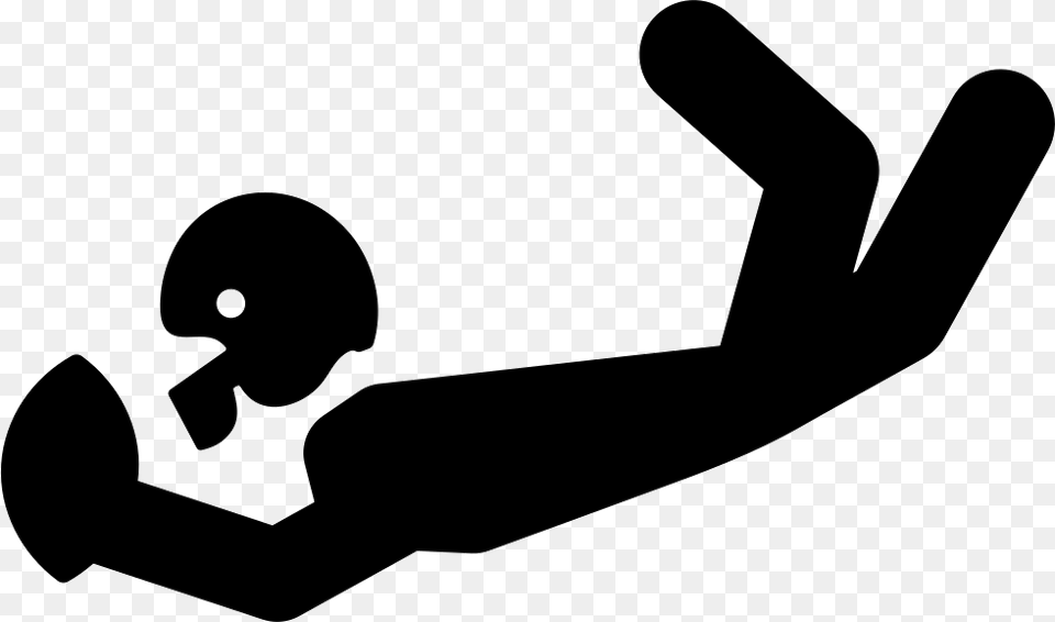 American Football Player Catching The Ball Illustration, Silhouette, Stencil, Device, Grass Png Image
