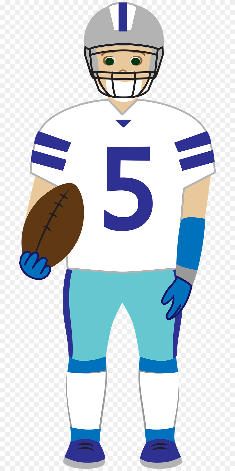 American Football Player Clipart, Helmet, Person, People, Boy Png