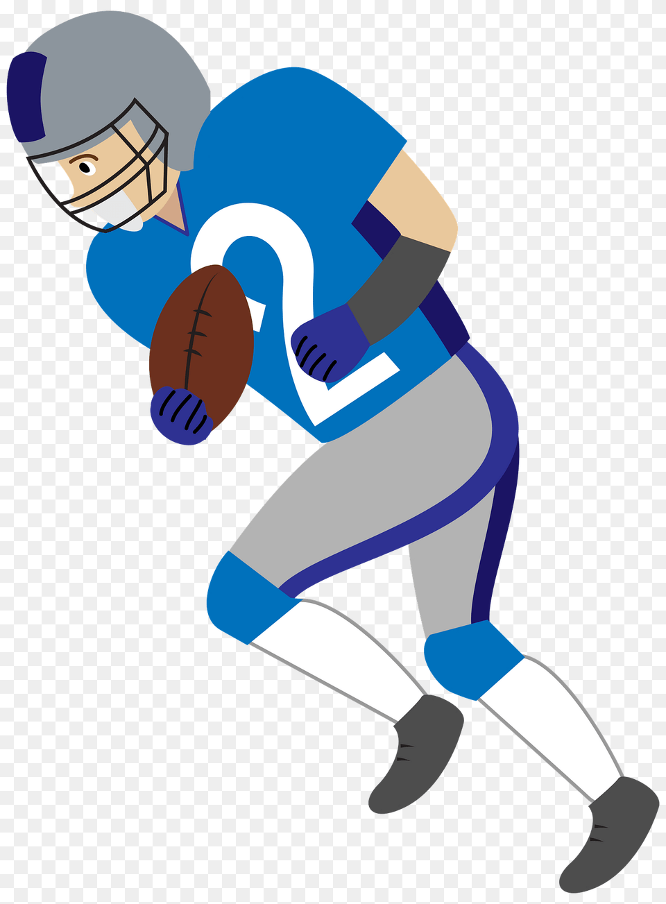 American Football Player Clipart, People, Person, American Football, Playing American Football Png