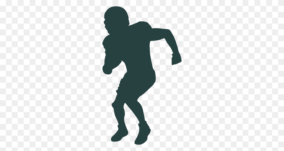 American Football Player Dodge Silhouette, Person, Clothing, Footwear, Shoe Free Png Download