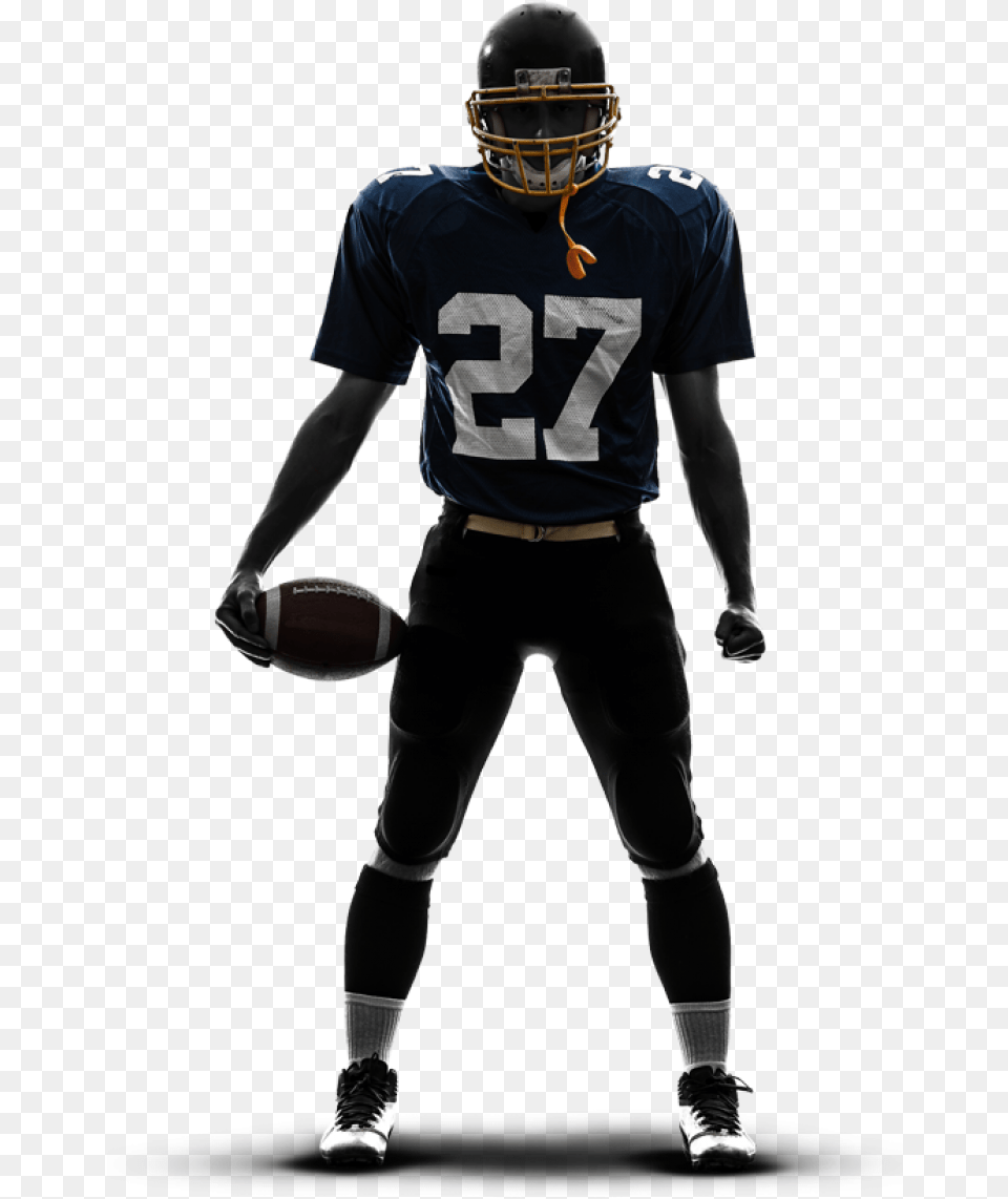 American Football Player Football Player Silhouette, Sport, Rugby Ball, Ball, Rugby Png Image