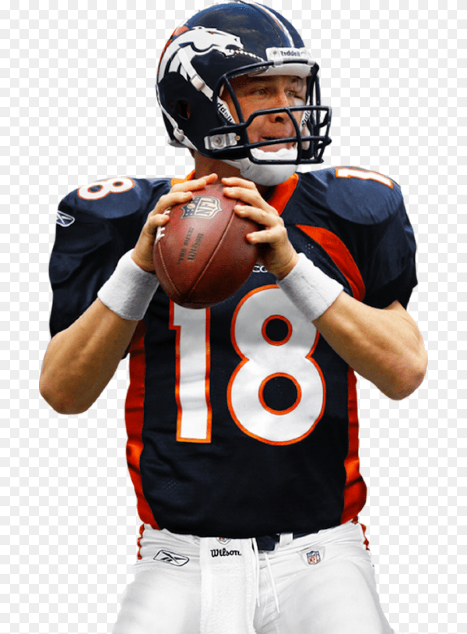 American Football Player Image Peyton Manning Helmet, Playing American Football, Person, People Free Transparent Png
