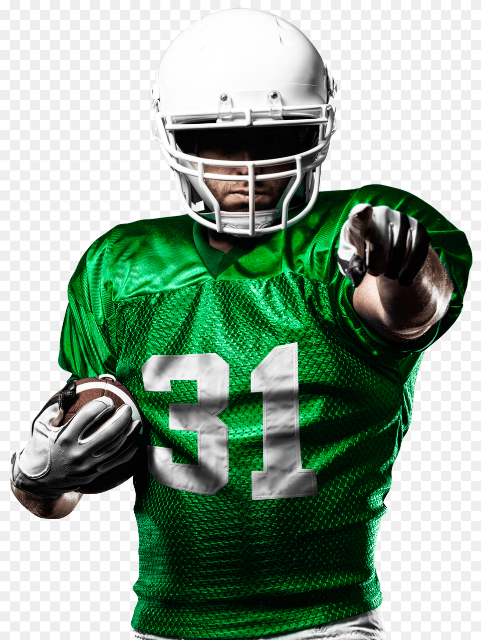 American Football Player Pointing, Helmet, Sport, American Football, Playing American Football Free Transparent Png