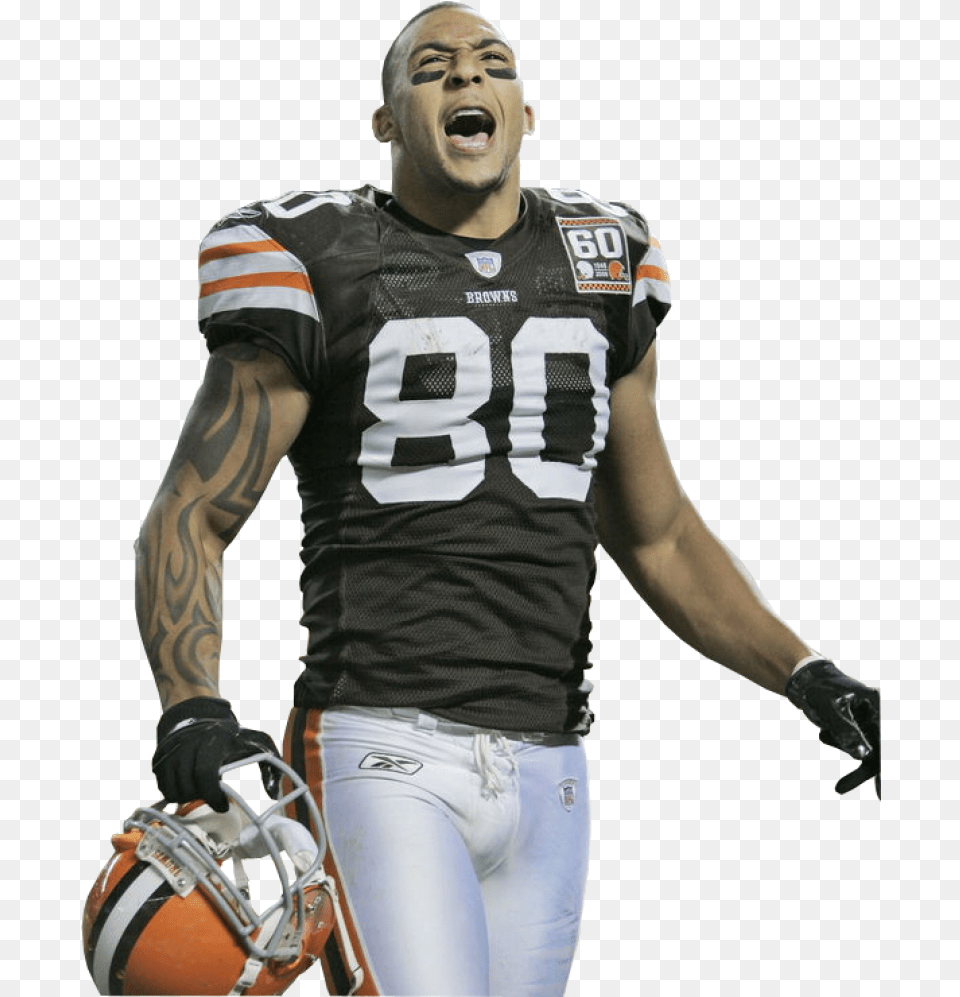 American Football Player Purepng Cleveland Browns Player, Helmet, Person, Man, Male Free Png Download