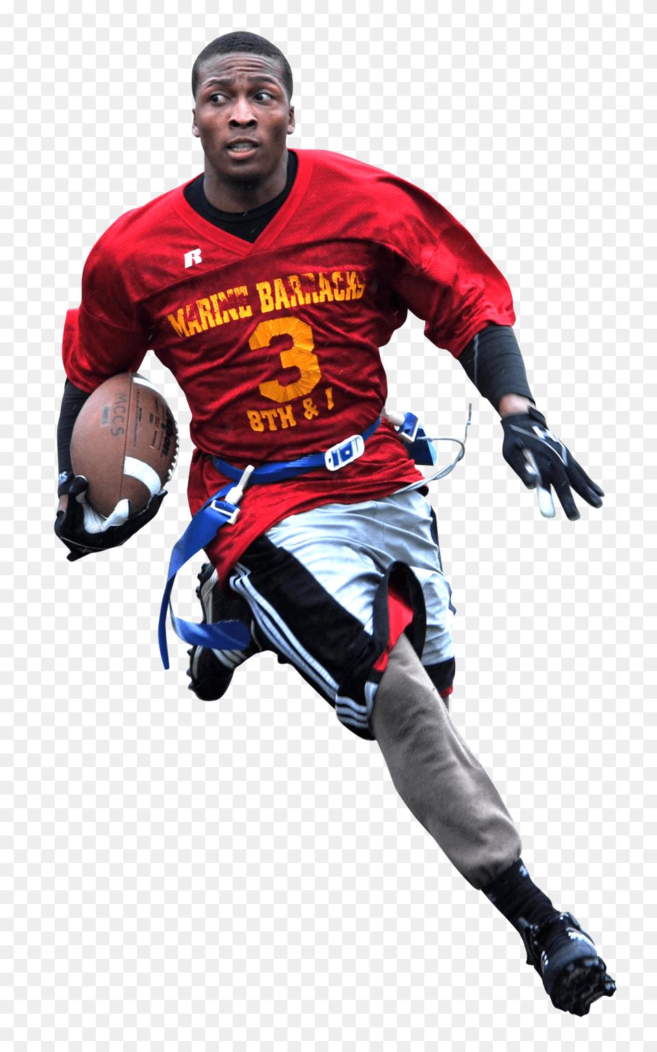 American Football Player Transparent 4292 Transparentpng Football Player With Football, Helmet, Adult, Person, People Free Png