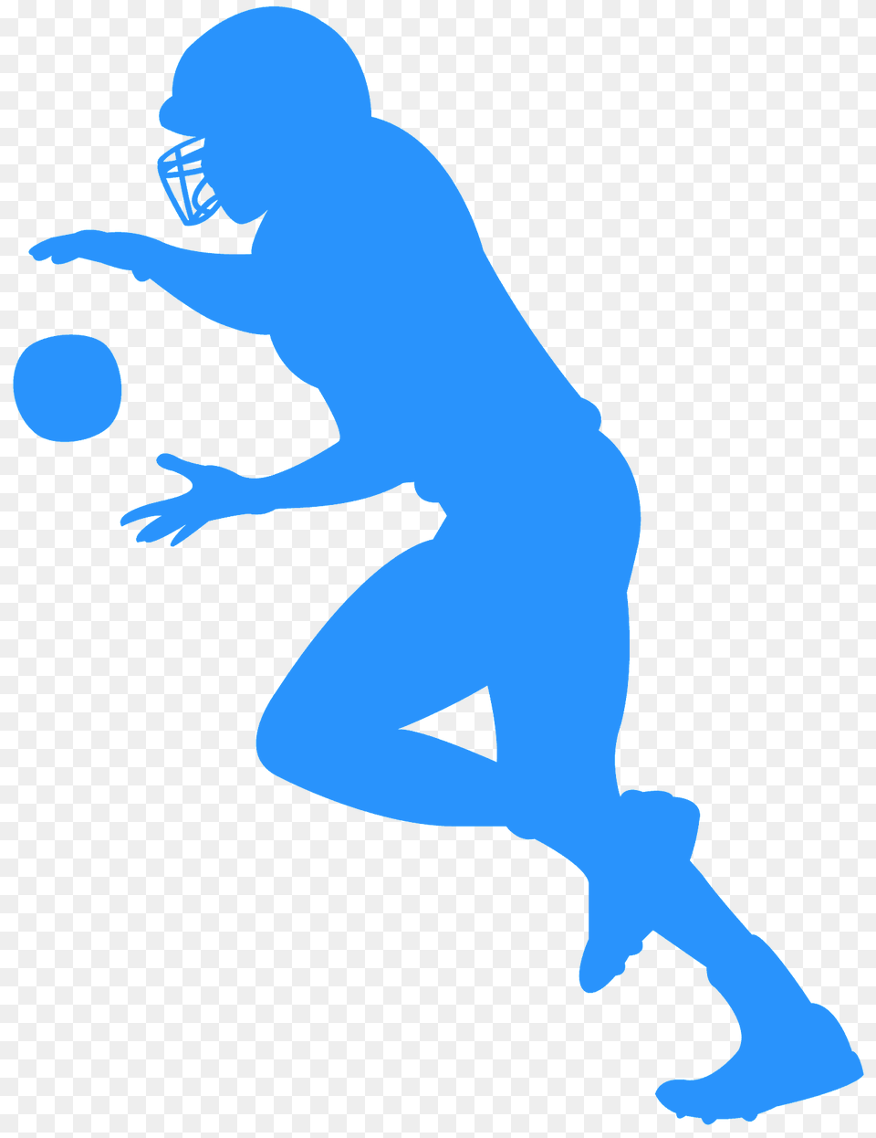 American Football Receiver Silhouette, Ball, Handball, Sport, Person Png