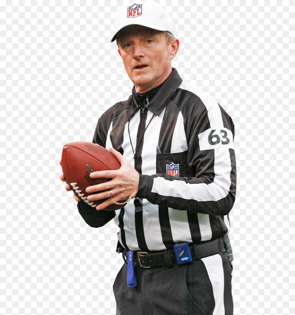 American Football Referee Download Football Referee Background, People, Person, Baseball Cap, Cap Png Image