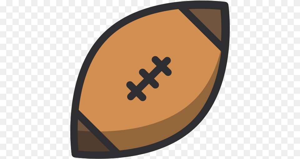 American Football Rugby Sports Ball Sportive Sport Football Vector Shape Free Png Download