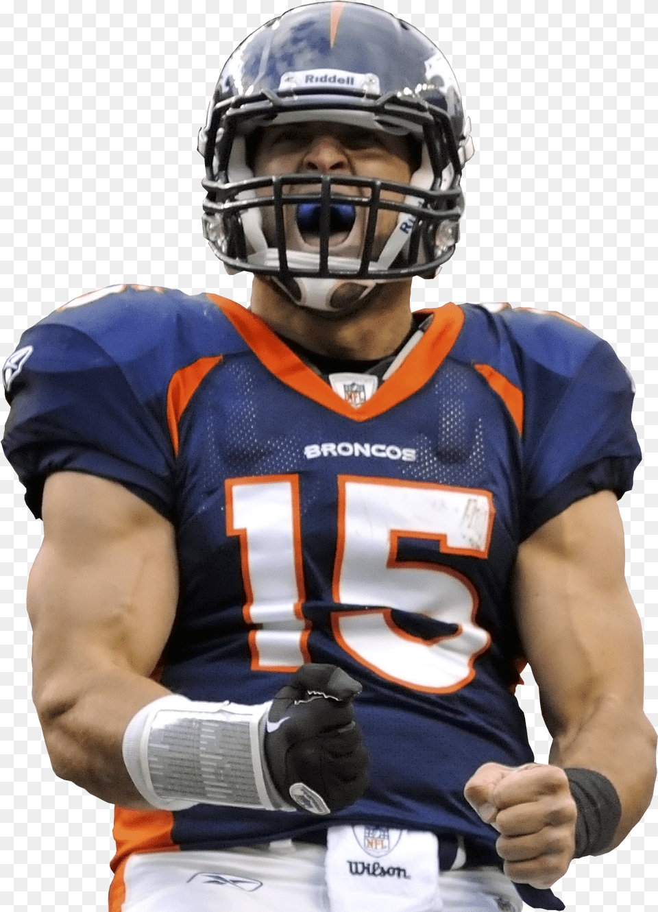 American Football Tim Tebow Broncos, Sport, Playing American Football, Person, Helmet Free Transparent Png