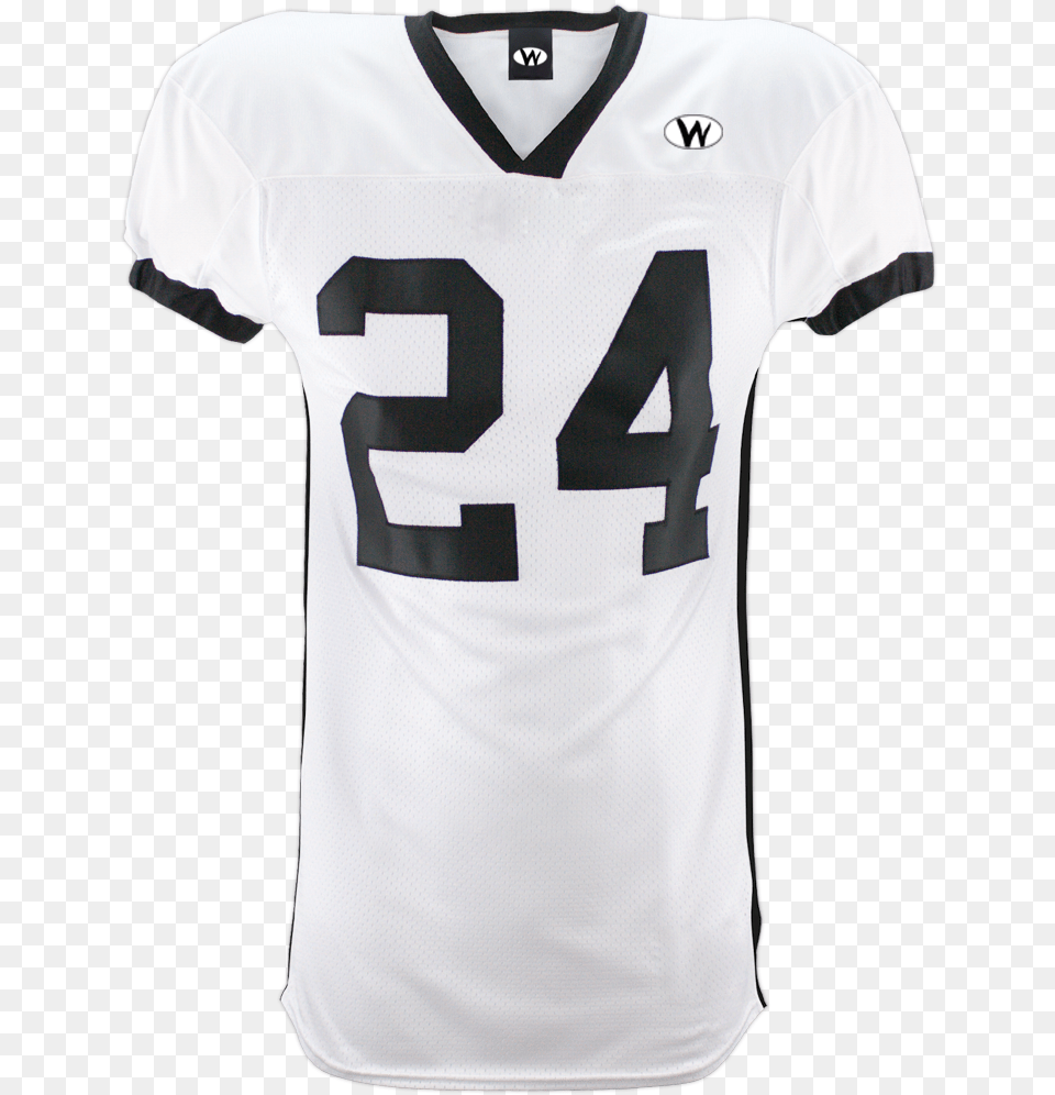 American Football Trikot White, Clothing, Shirt, T-shirt, Person Png Image