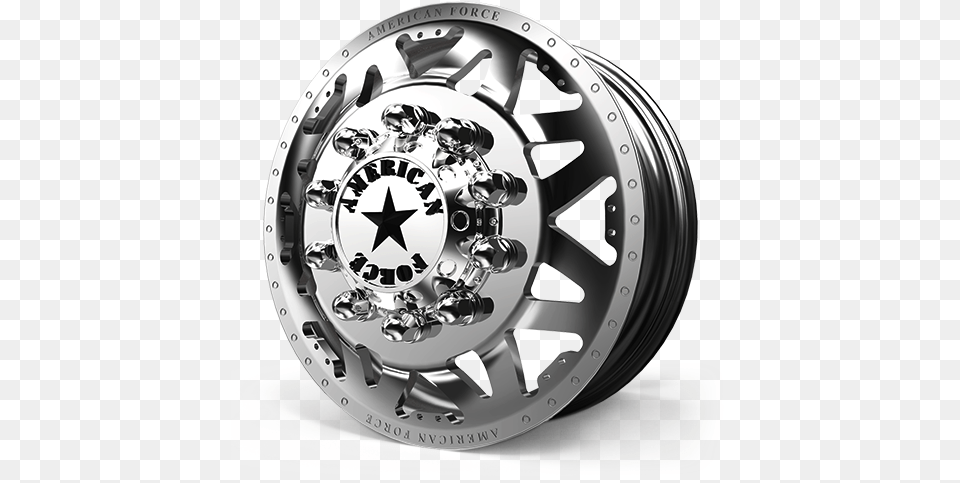American Force Shop Stars Drw Custom Truck Wheels In The American Force Stars Dually, Alloy Wheel, Car, Car Wheel, Machine Png Image