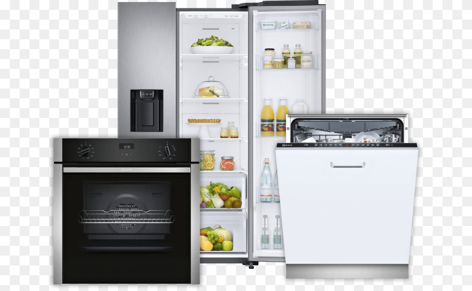 American Fridge Freezers, Appliance, Device, Electrical Device, Microwave Png Image