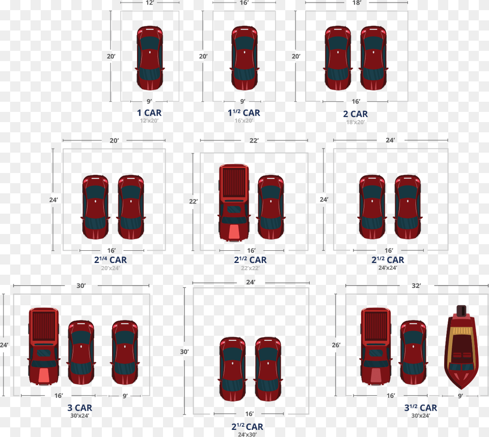 American Garage Builder Services American Garage Dimensions, Cad Diagram, Diagram Free Transparent Png