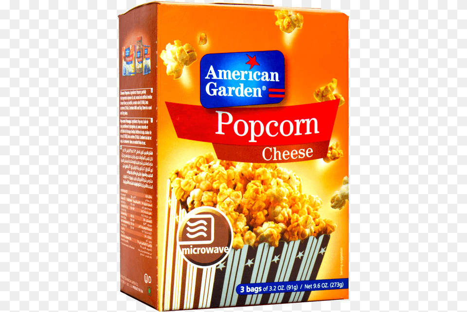 American Garden Popcorn Cheese 273g American Garden Popcorn Microwave, Food, Teddy Bear, Toy, Snack Free Png Download