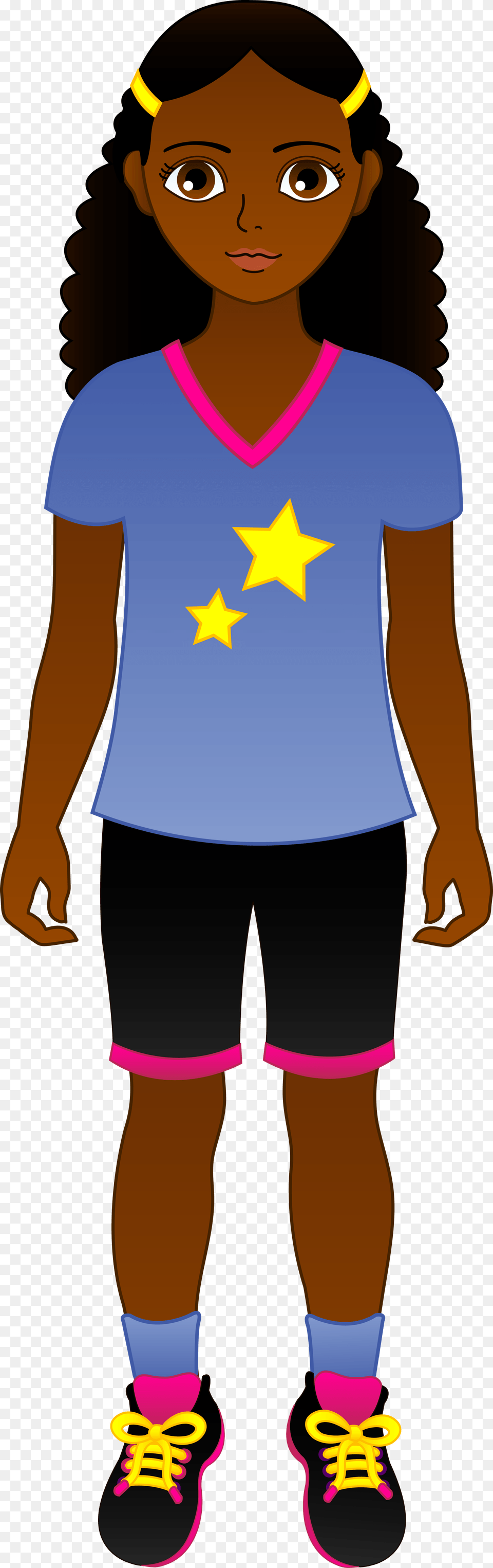 American Girl Cliparts, Clothing, Shorts, Person, Footwear Free Transparent Png