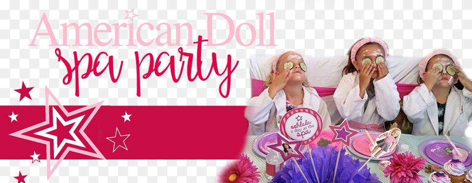 American Girl Doll Inspired Spa Party For Kids Birthday Girl, People, Person, Baby, Face Free Png Download