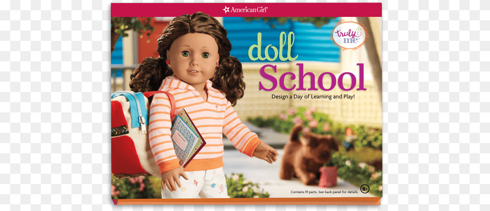 American Girl Doll School Kit, Toy, Person, Female, Child Free Png