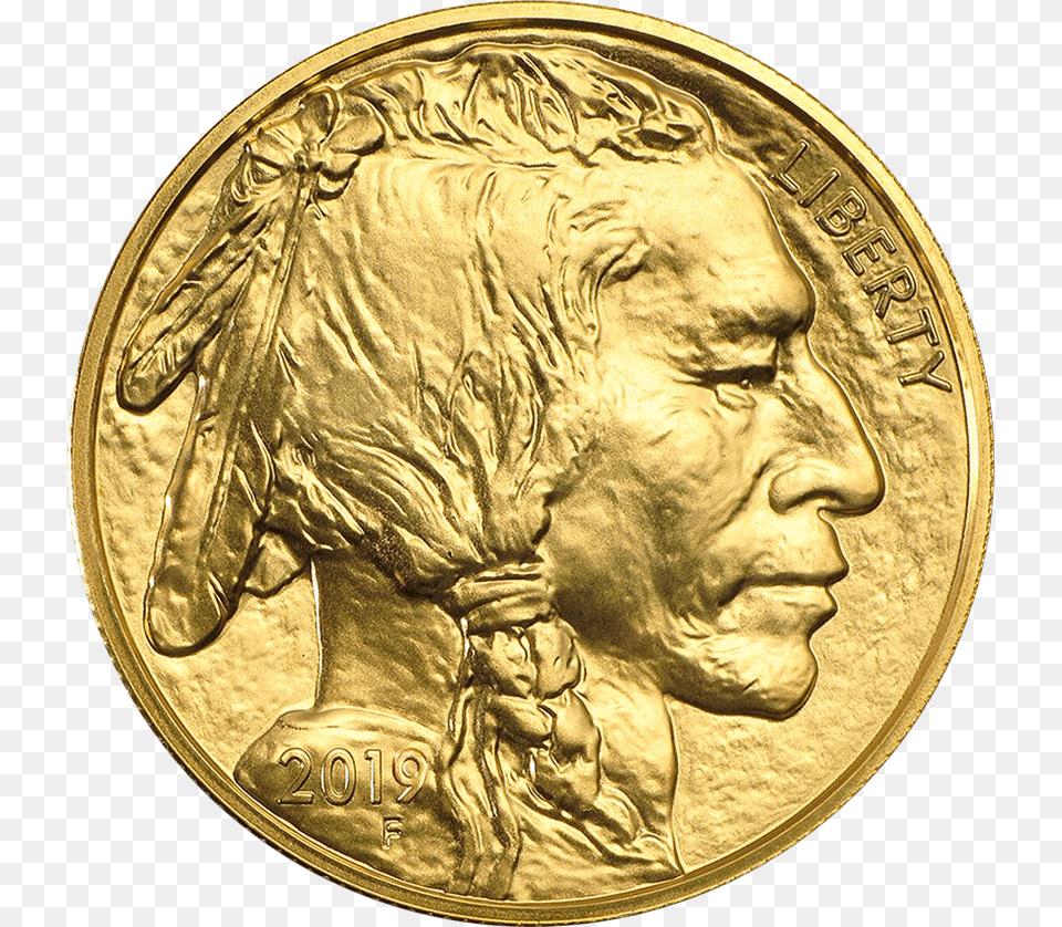American Gold Buffalo 1 Oz American Buffalo Gold Coin, Face, Head, Person, Adult Png